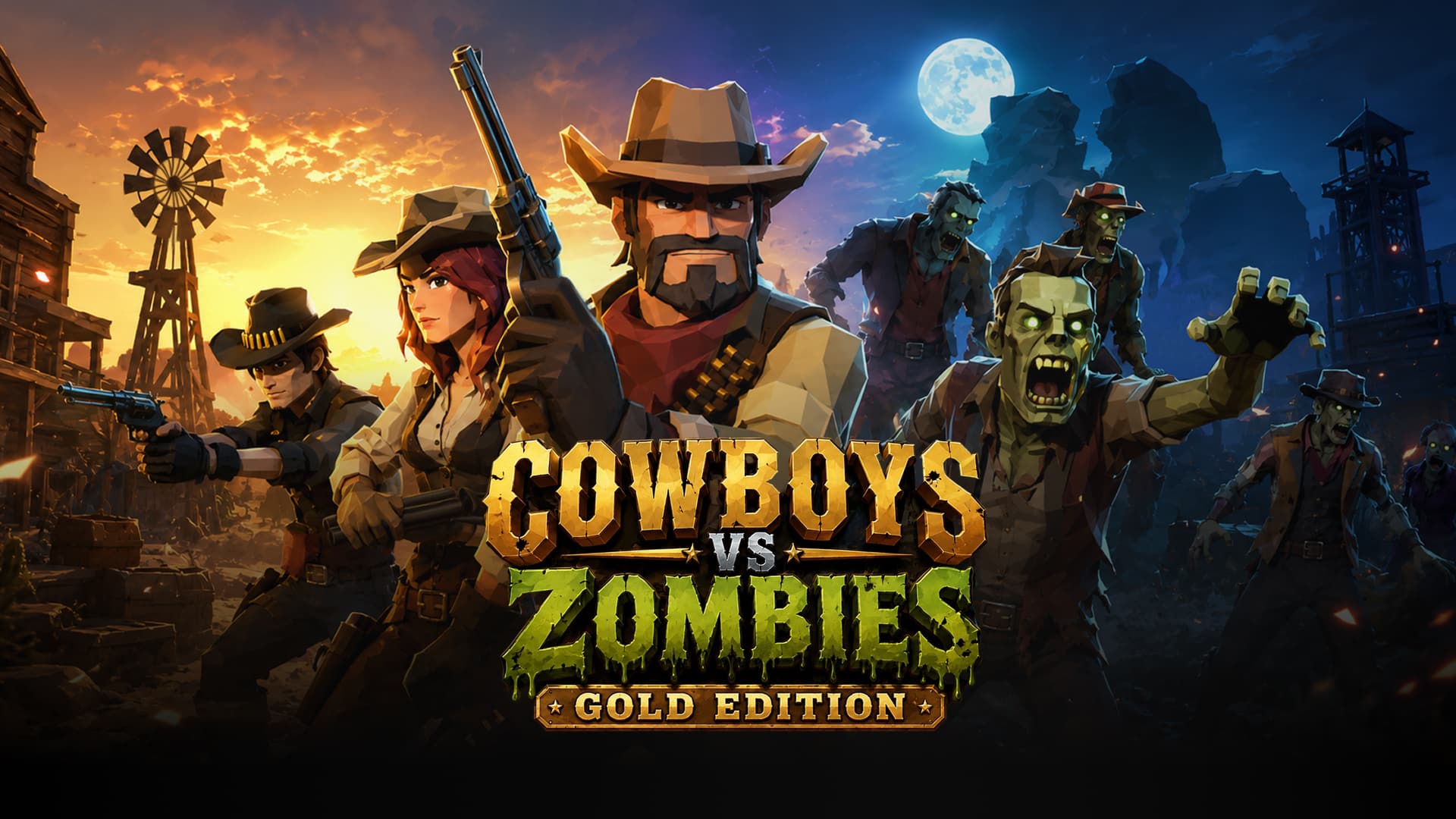Copertina di Cowboys vs Zombies GOLD EDITION