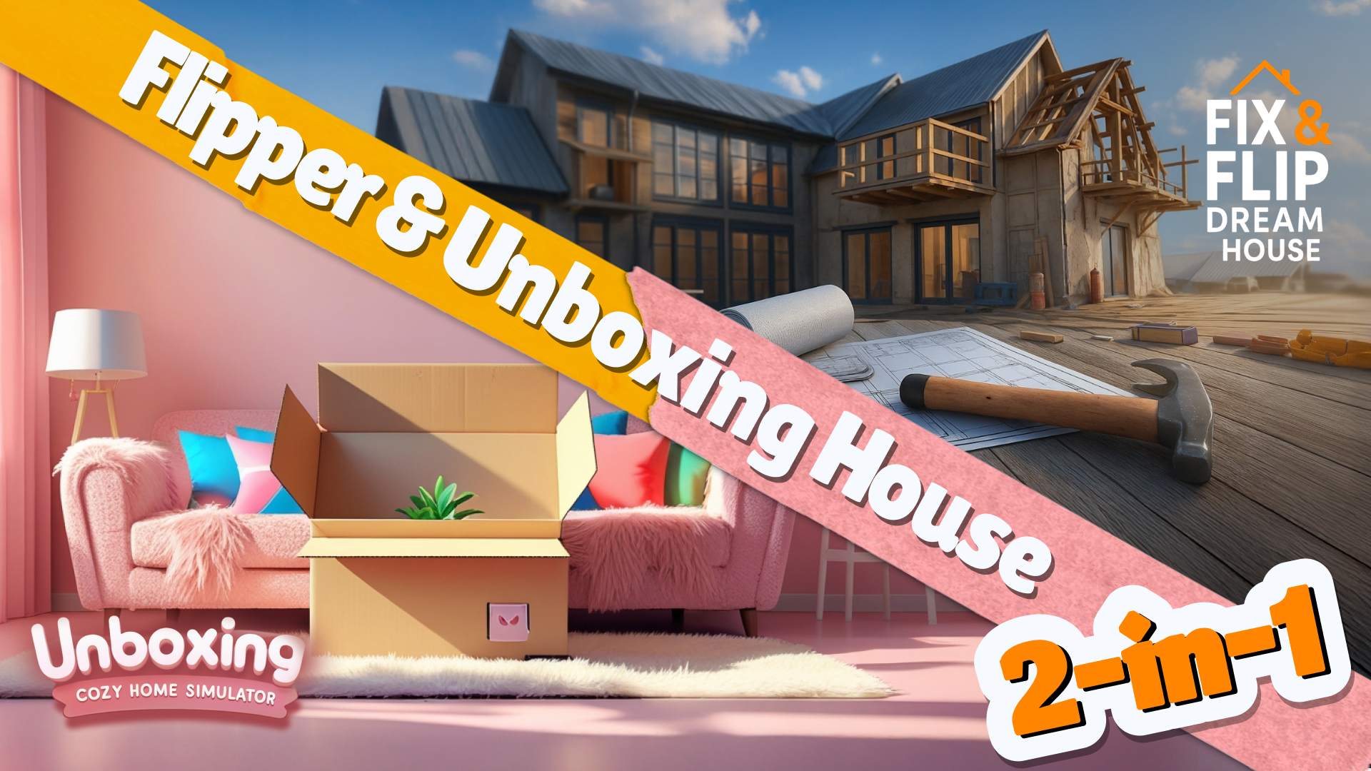 Copertina di Flipper & Unboxing House 2-in-1
