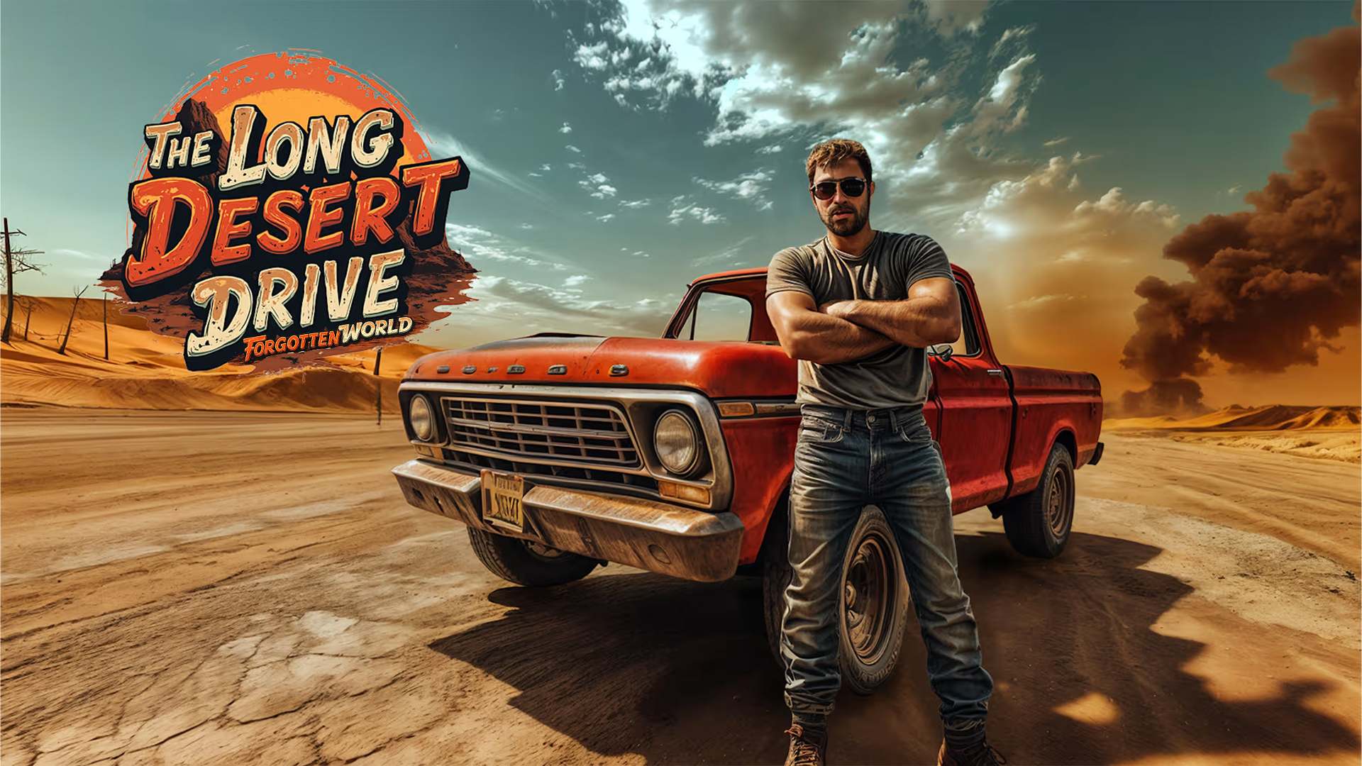 Copertina di The Long Desert Drive: Forgotten World