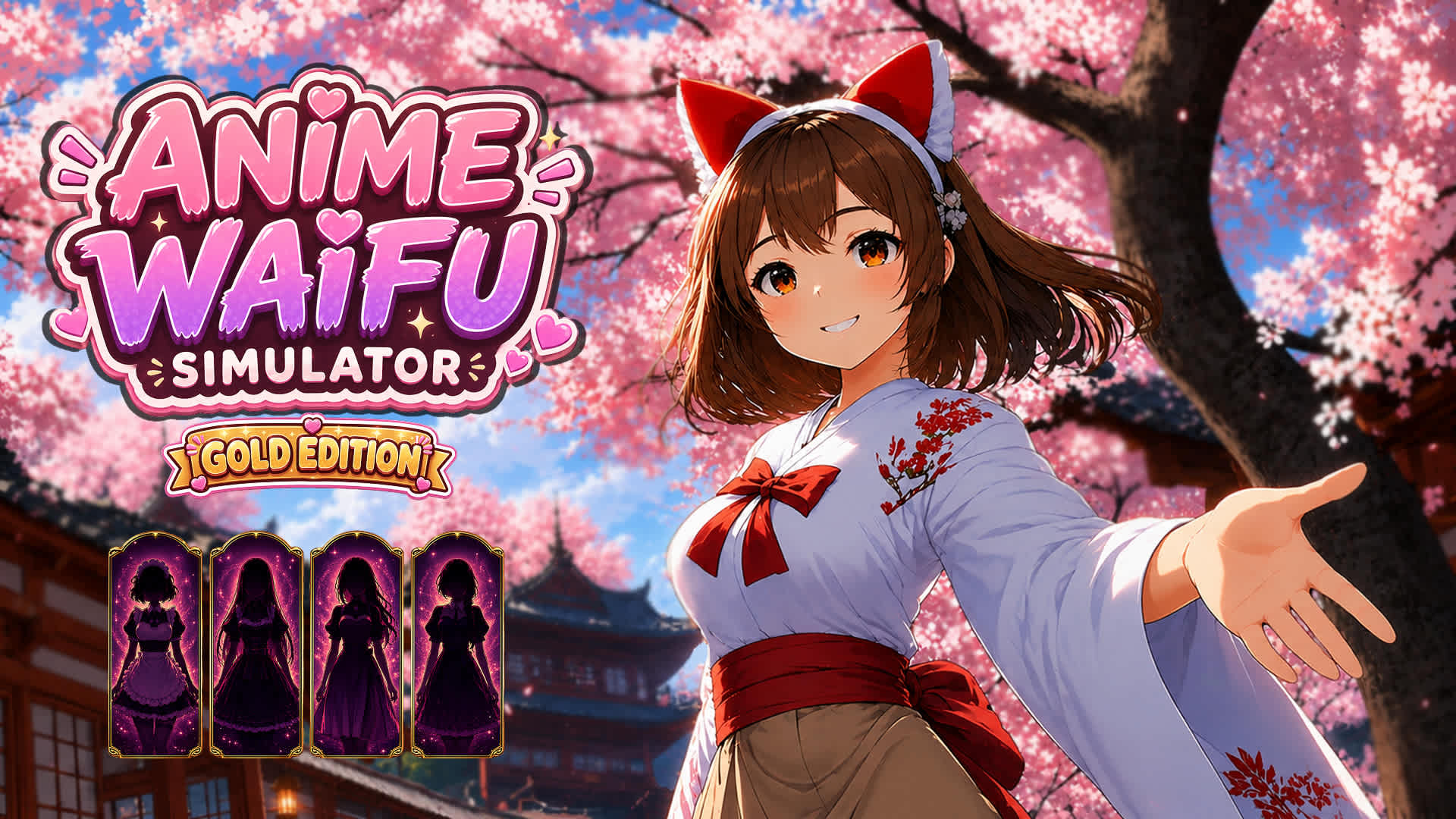 Copertina di Anime Waifu Simulator GOLD EDITION