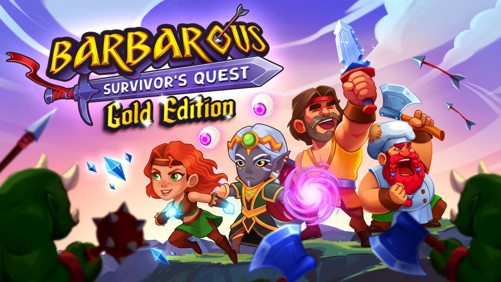 Copertina di Barbarous: Survivor's Quest - Gold Edition