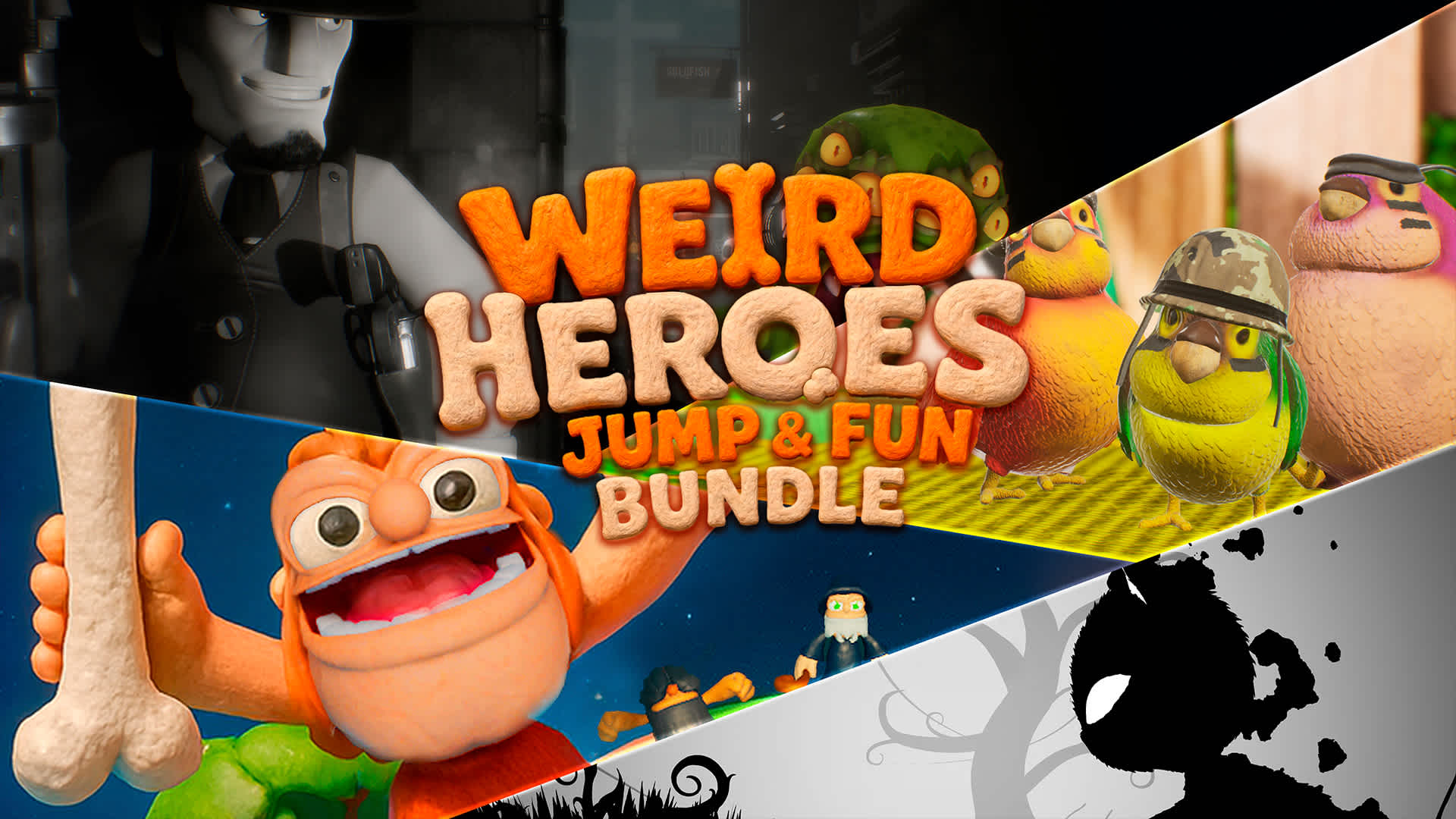 Copertina di Weird Heroes: Jump & Fun Bundle