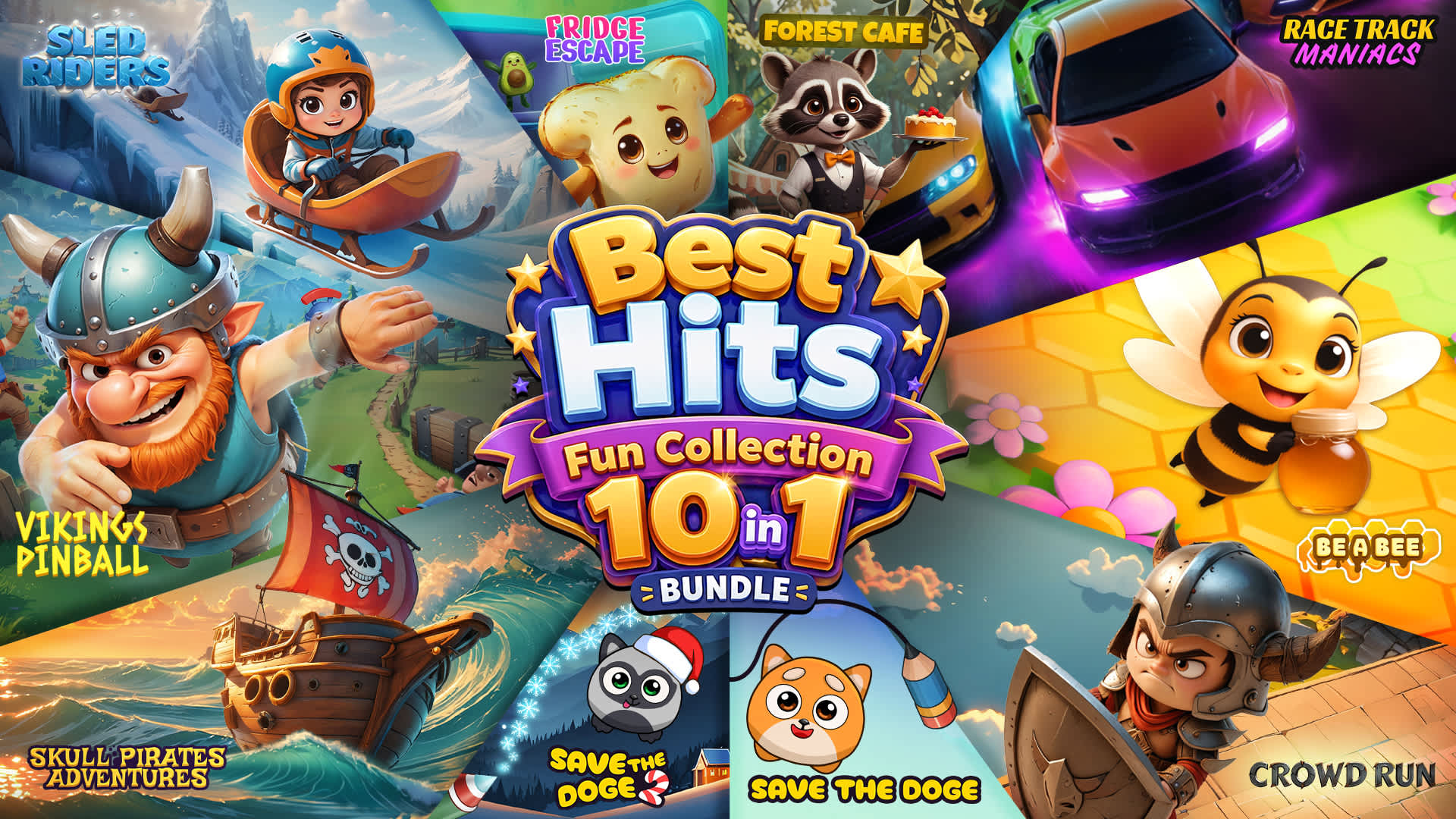 Copertina di Best Hits Fun Collection 10 in 1 Bundle
