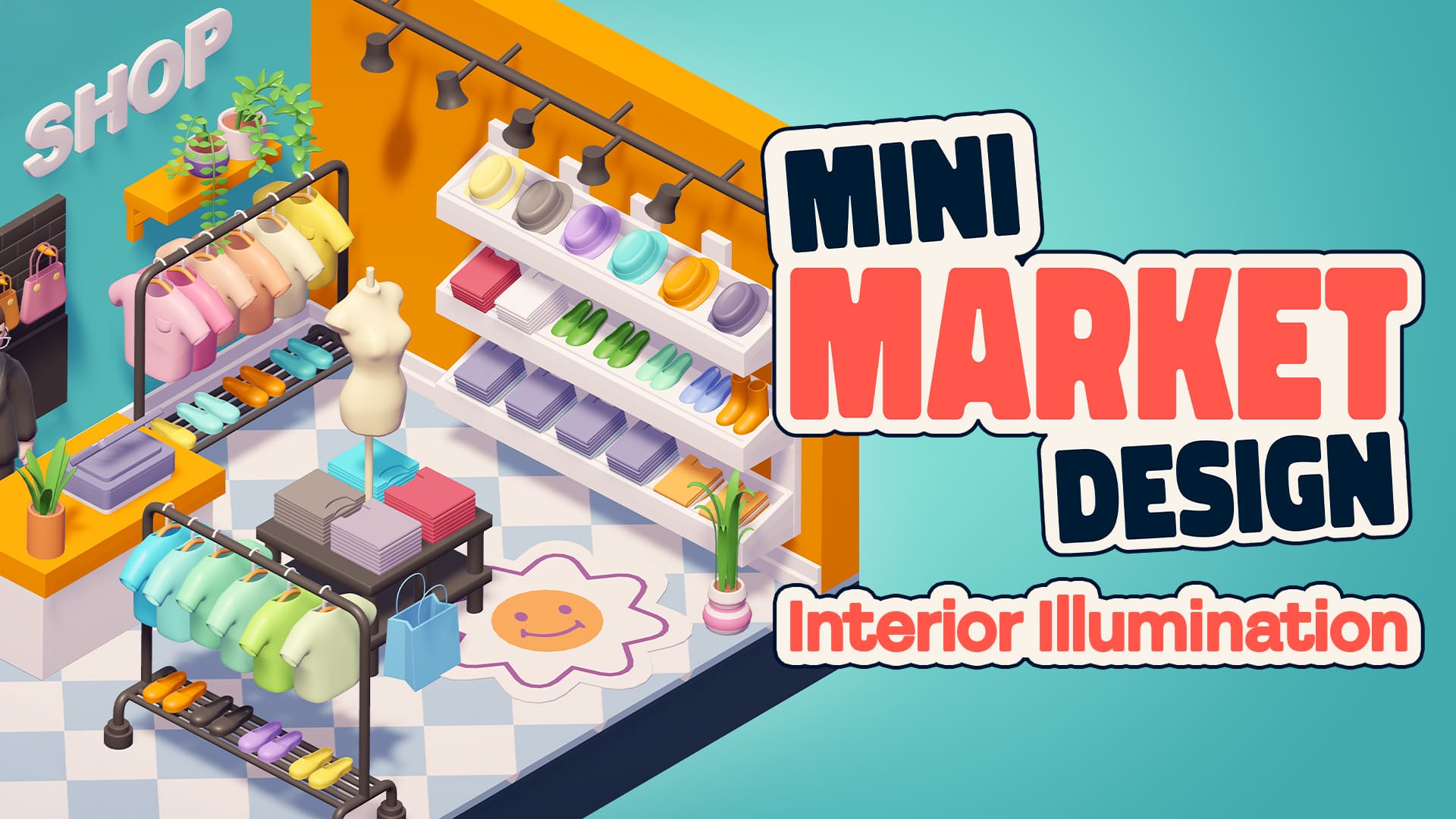 Copertina di Mini Market Design Interior Illumination