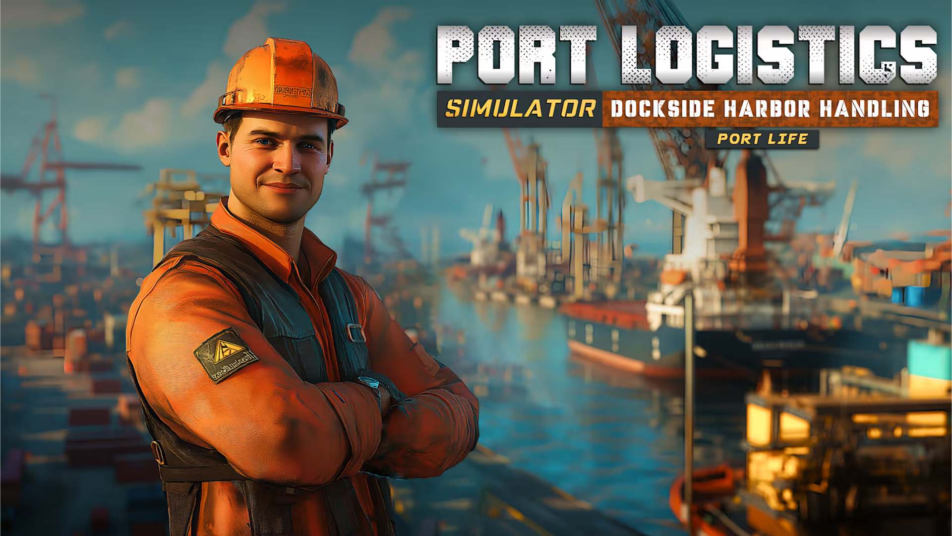 Copertina di Port Logistics Simulator: Dockside Harbor Handling – Port Life