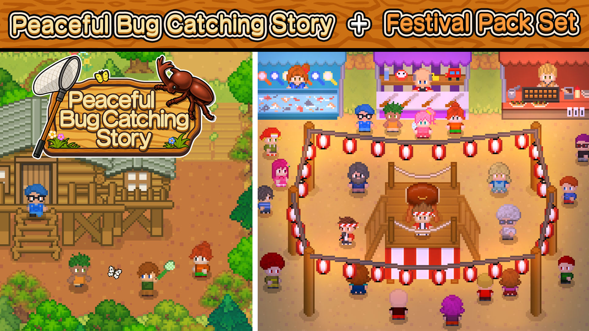 Copertina di Peaceful Bug Catching Story + Festival Pack Set