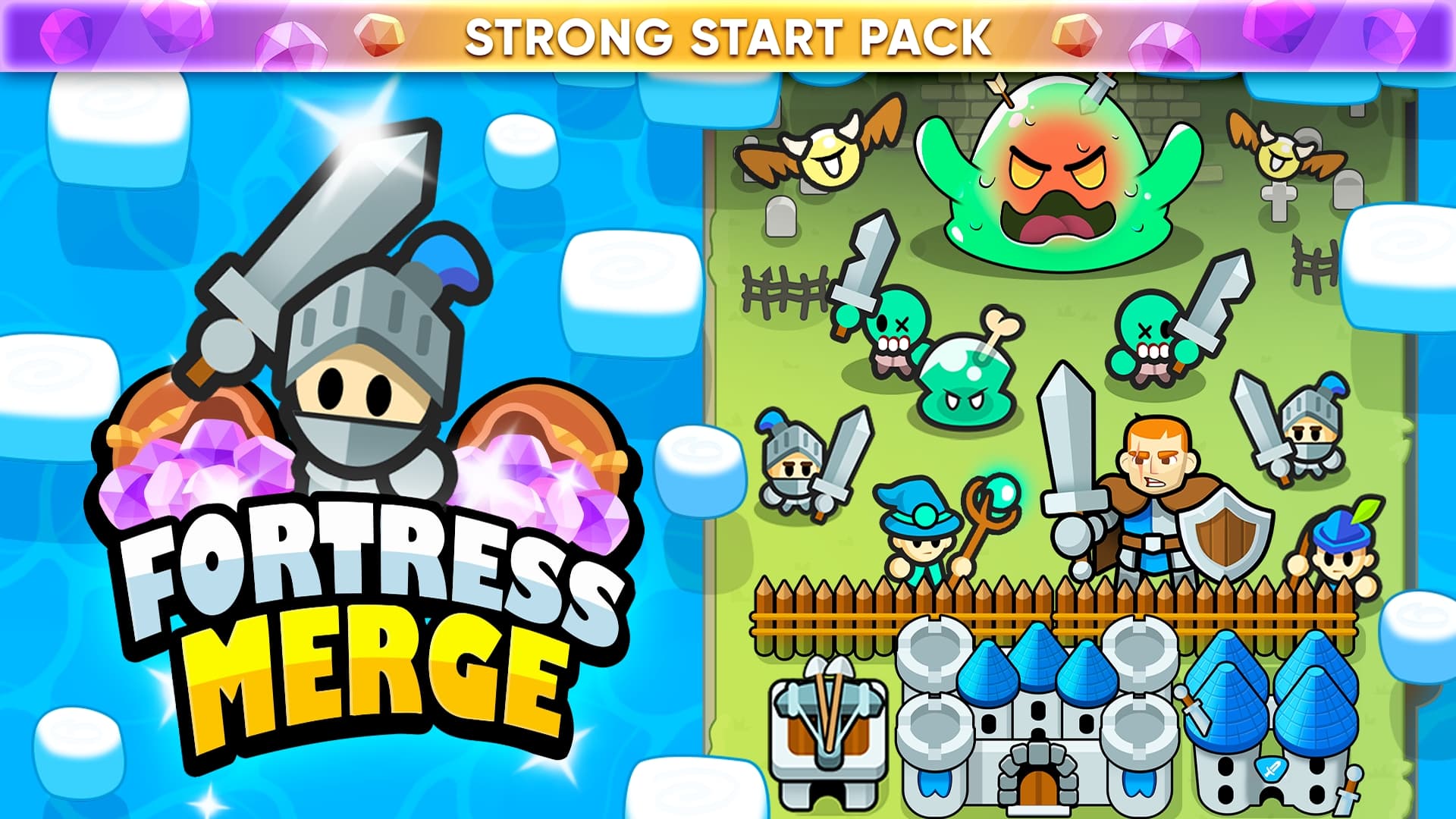 Copertina di Fortress Merge: Strong Start Pack