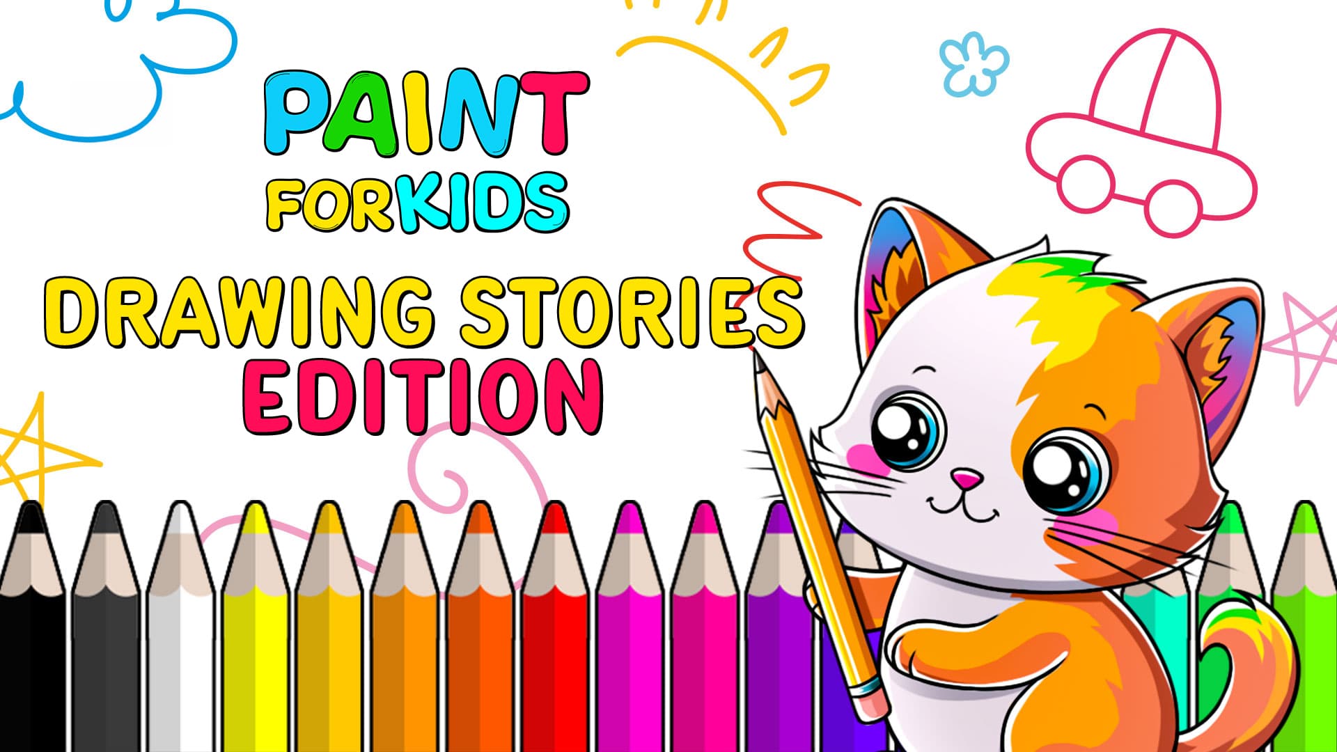 Copertina di Paint For Kids Drawing Stories Edition