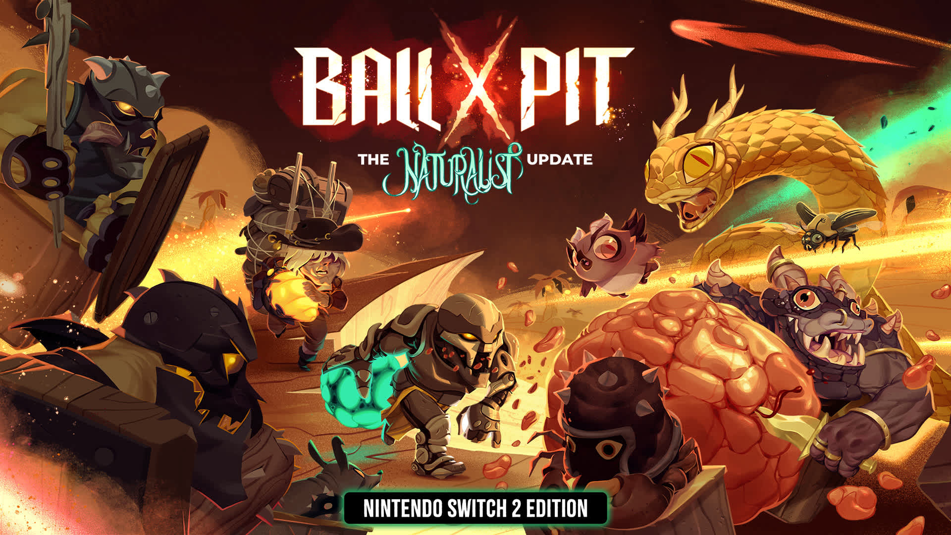 Arte de BALL x PIT – Nintendo Switch 2 Edition