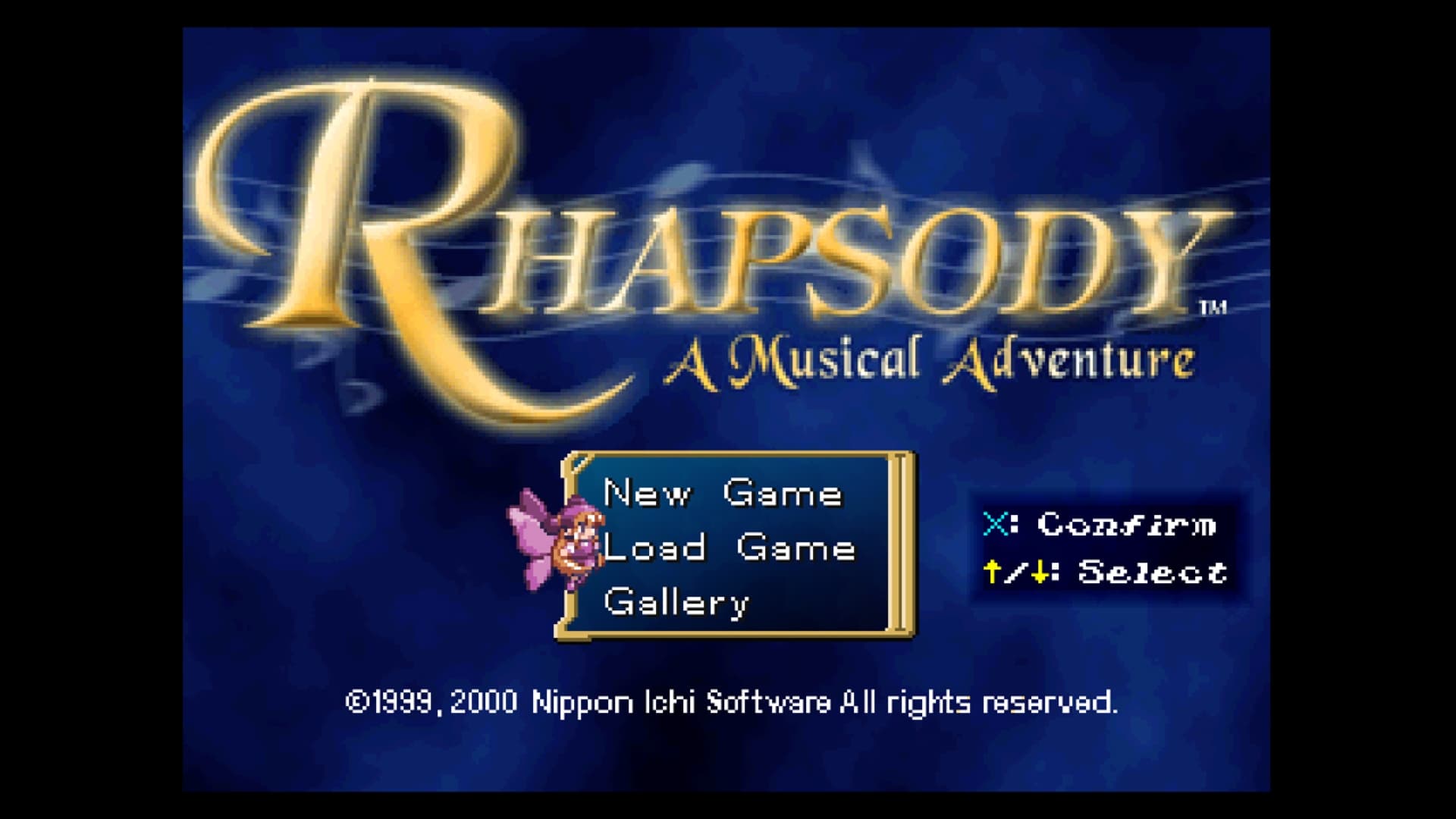 Console Archives Rhapsody: A Musical Adventure - zrzut ekranu 1