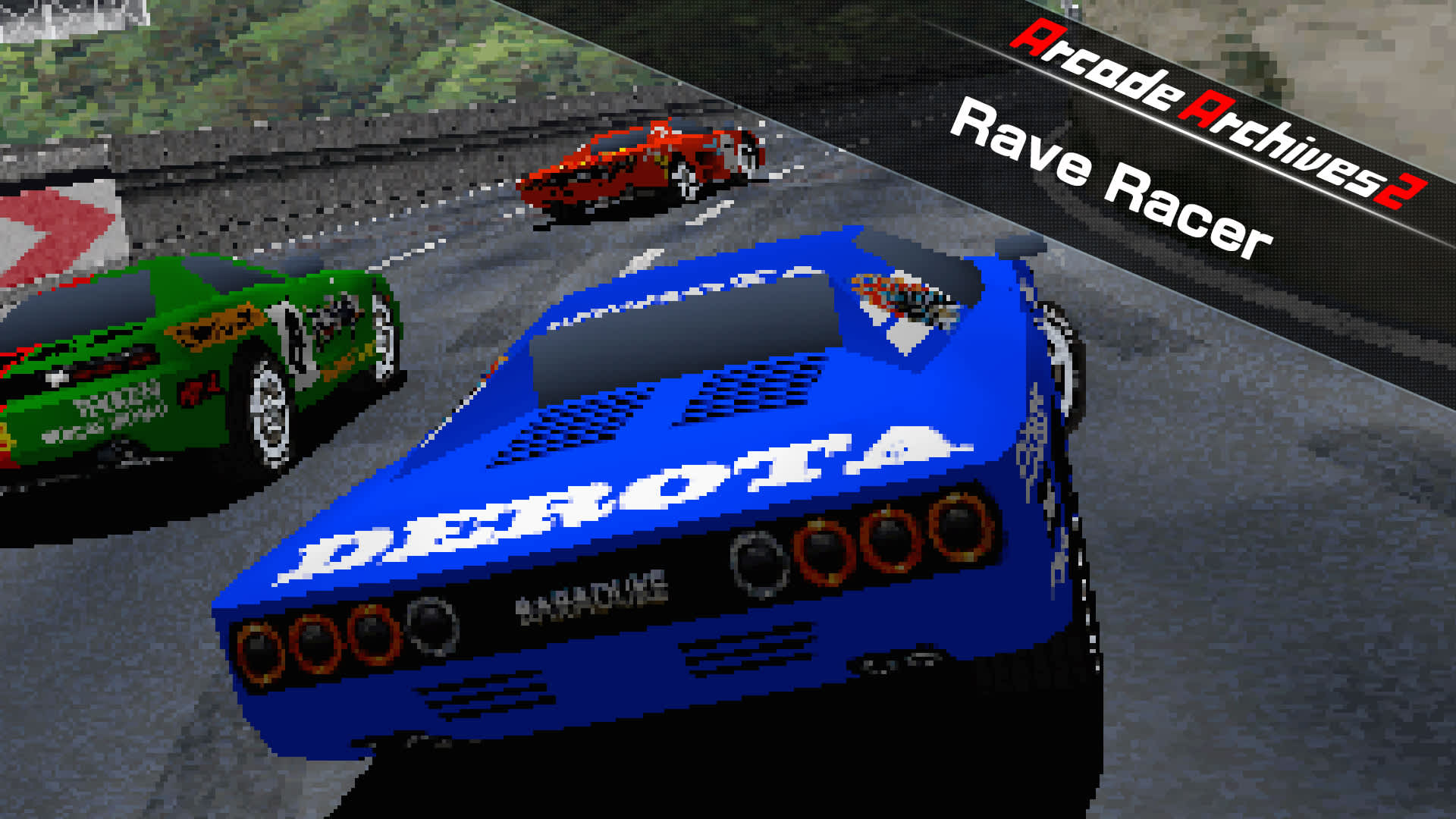 Grafika gry Arcade Archives 2 Rave Racer