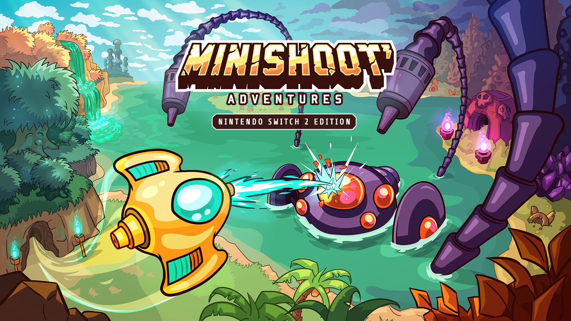 《Minishoot Adventures》Switch 2官方海报