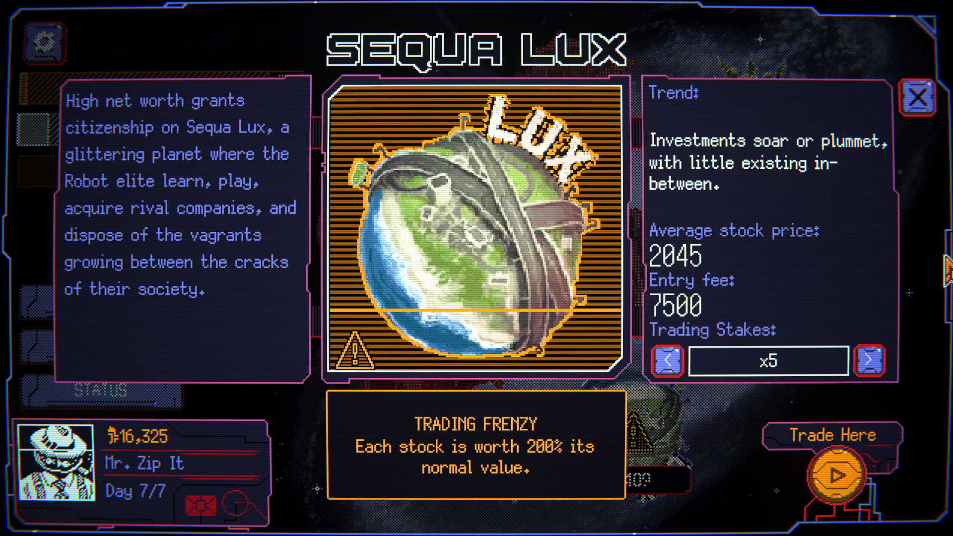Space Warlord Baby Trading Simulator - zrzut ekranu 4