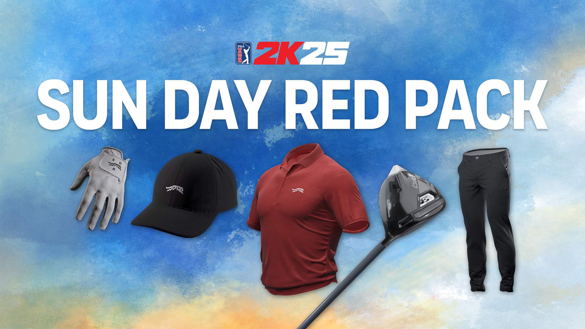 Copertina di PGA TOUR 2K25 Sun Day Red Pack
