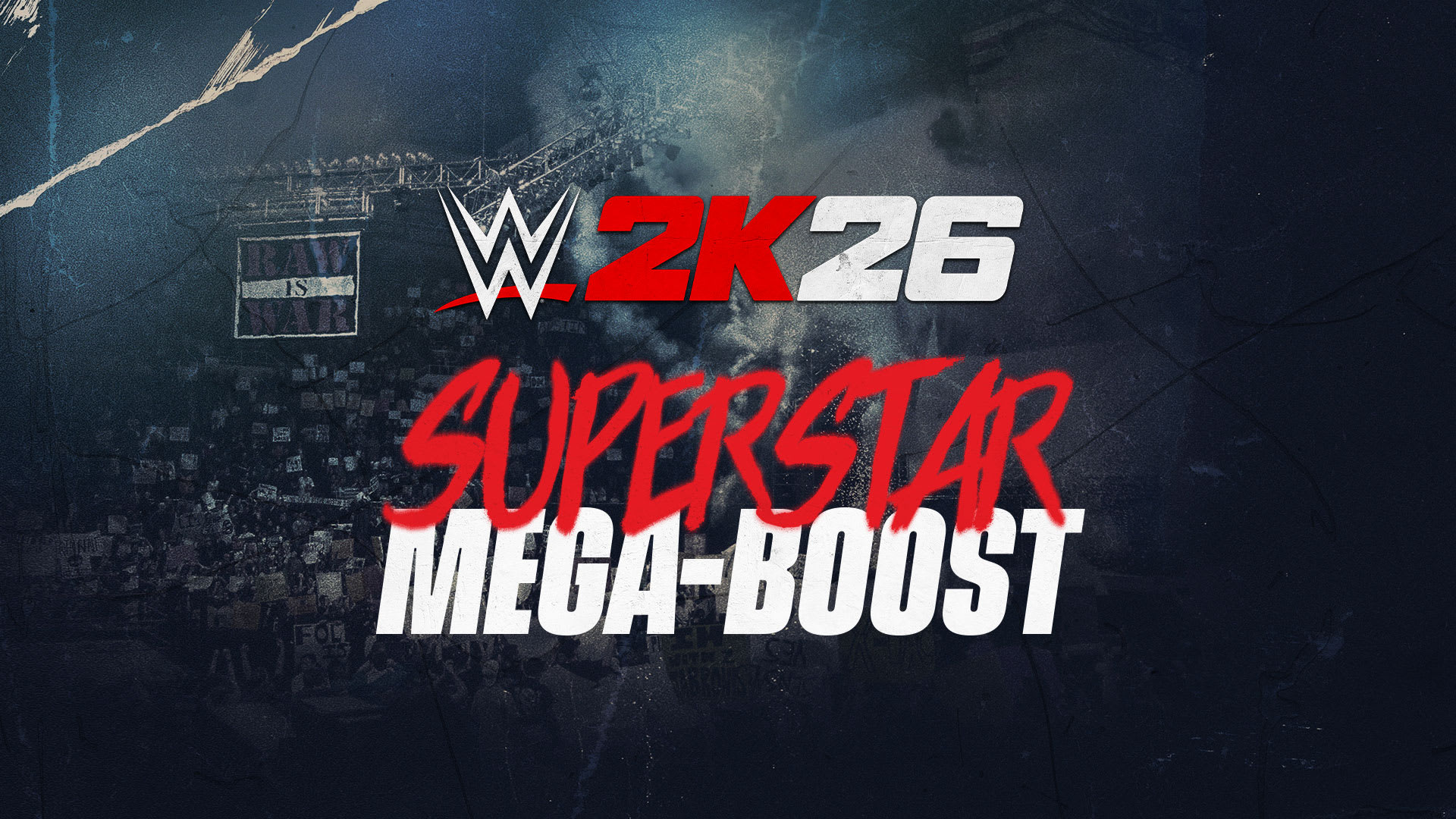 Arte de Superstar Mega-Boost WWE 2K26