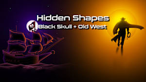 Hidden Shapes: Black Skull + Old West cover image