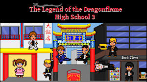 The Legend of the Dragonflame High School 3 cover image