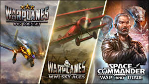 Warplanes: WW1 + WW2 + Space Commander Bundle cover image