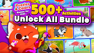 Puzzles & Colors Game for Kids 500+ Activities Unlock All Bundle cover image