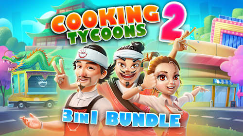 Cooking Tycoons 2 - 3 in 1 Bundle cover image