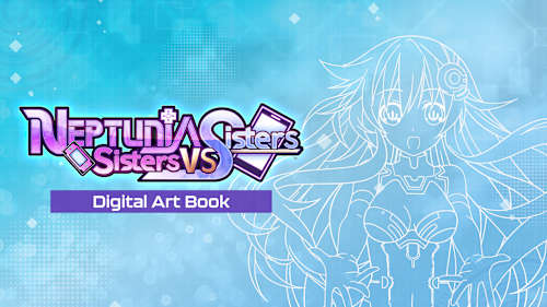 Neptunia: Sisters VS Sisters Digital Art Book cover image
