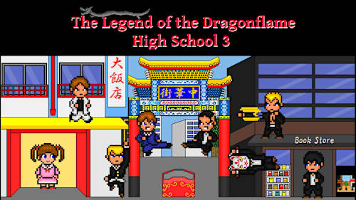 The Legend of the Dragonflame High School 3 cover image