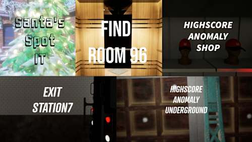 Santa's Spot It + Exit Station 7 + Find Room 96 +HighScore Anomaly Shop +HighScore Anomaly Underground cover image