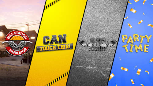 Gas Station Simulator, Airstrip DLC, Can Touch This DLC and Party Time DLC Bundle cover image