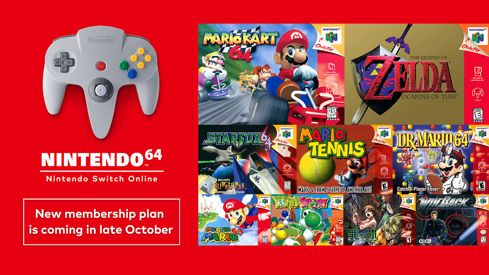 A new Nintendo Switch Online membership plan with expanded benefits is ...