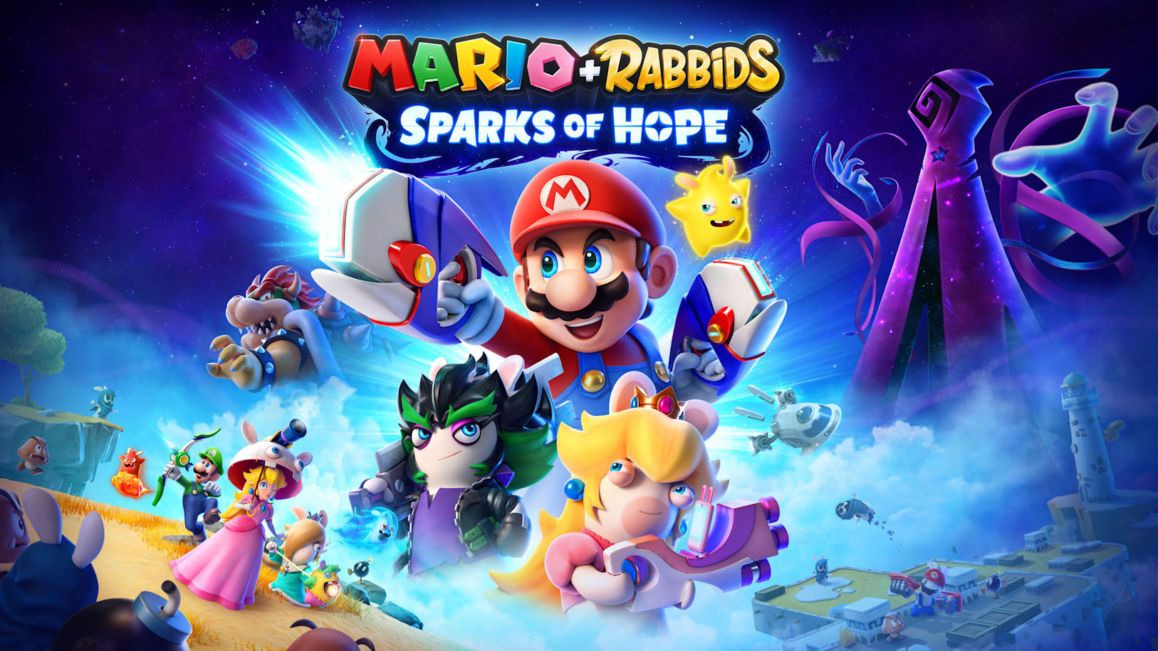 Available now! MARIO + RABBIDS SPARKS OF HOPE blasts off onto Nintendo ...