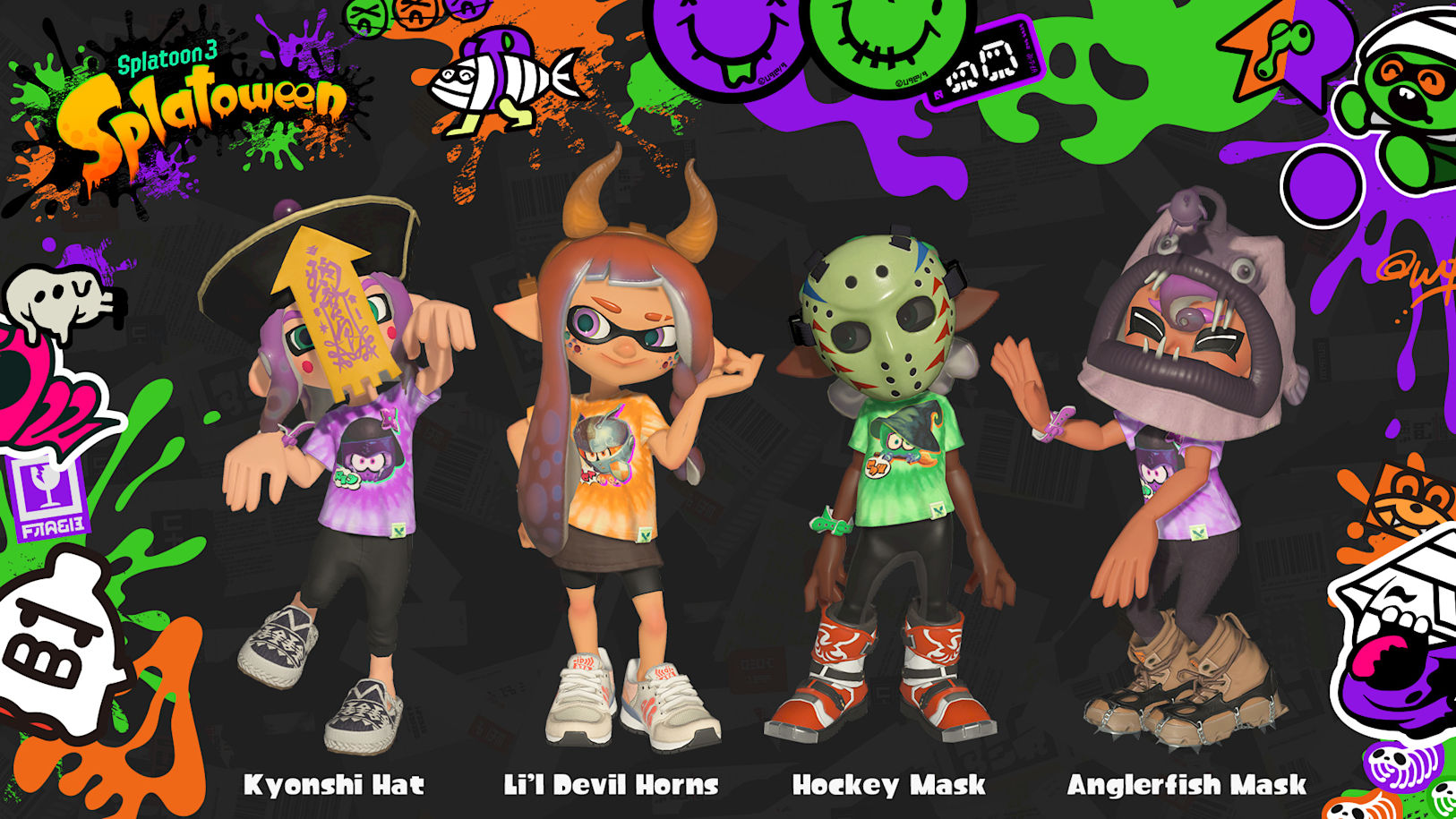 Splatoon 3: Get free seasonal in-game gear for Splatoween 2024