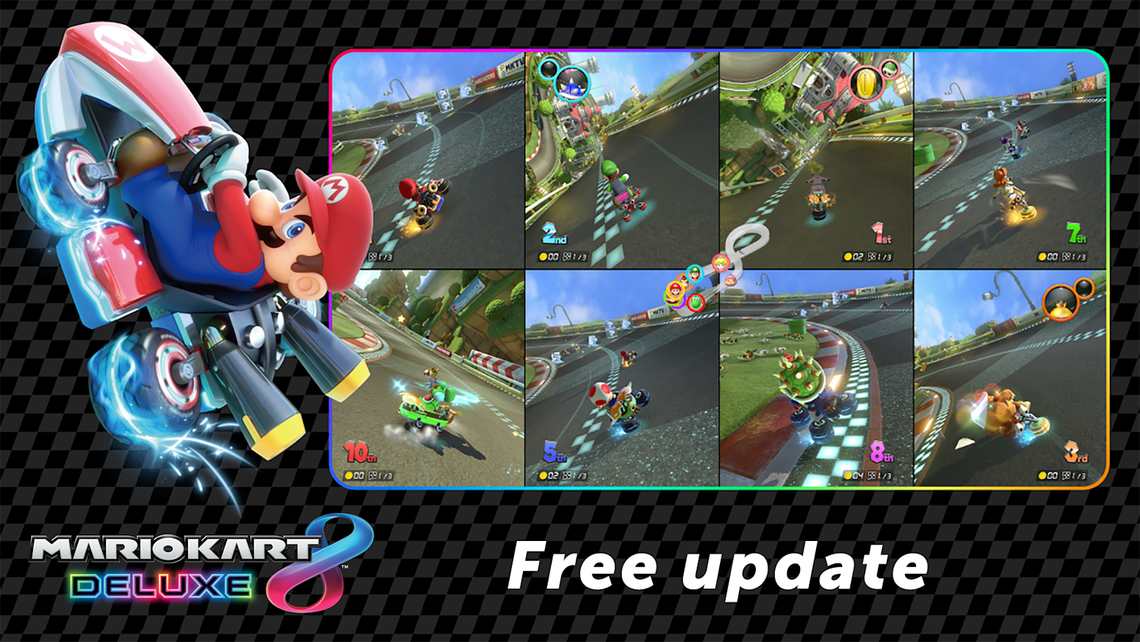 Free update now available for Mario Kart 8 Deluxe