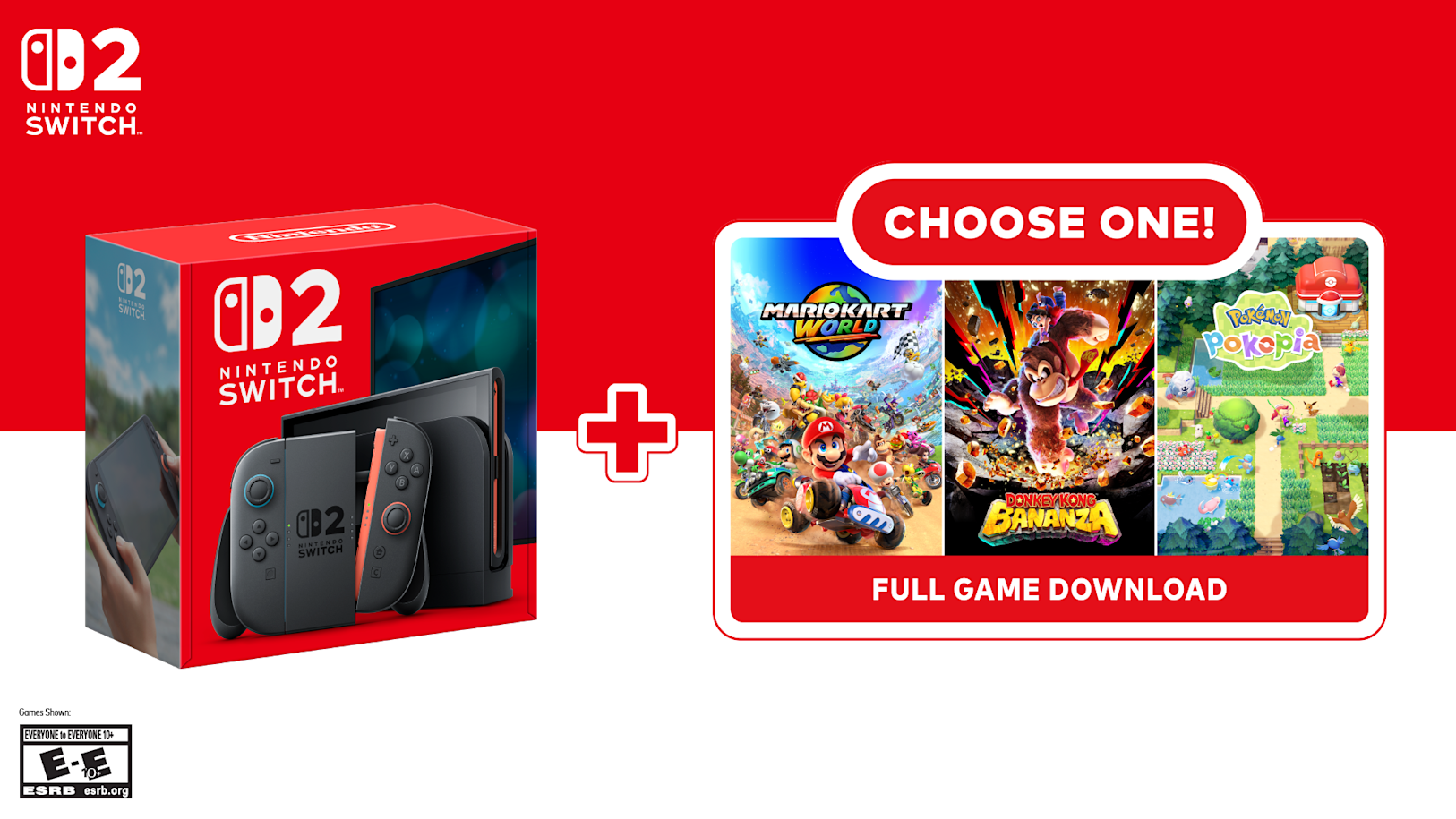 Nintendo Switch™ 2: Choose Your Game Bundle