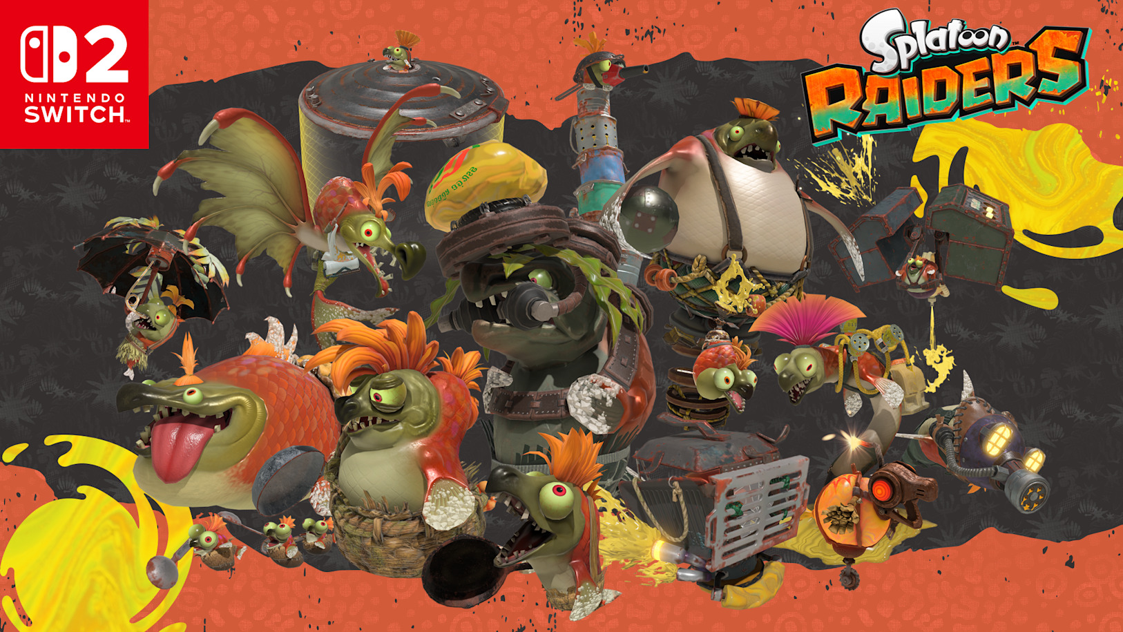See Some Slippery Salmonids Soon To Be Skillfully Splatted In Splatoon 