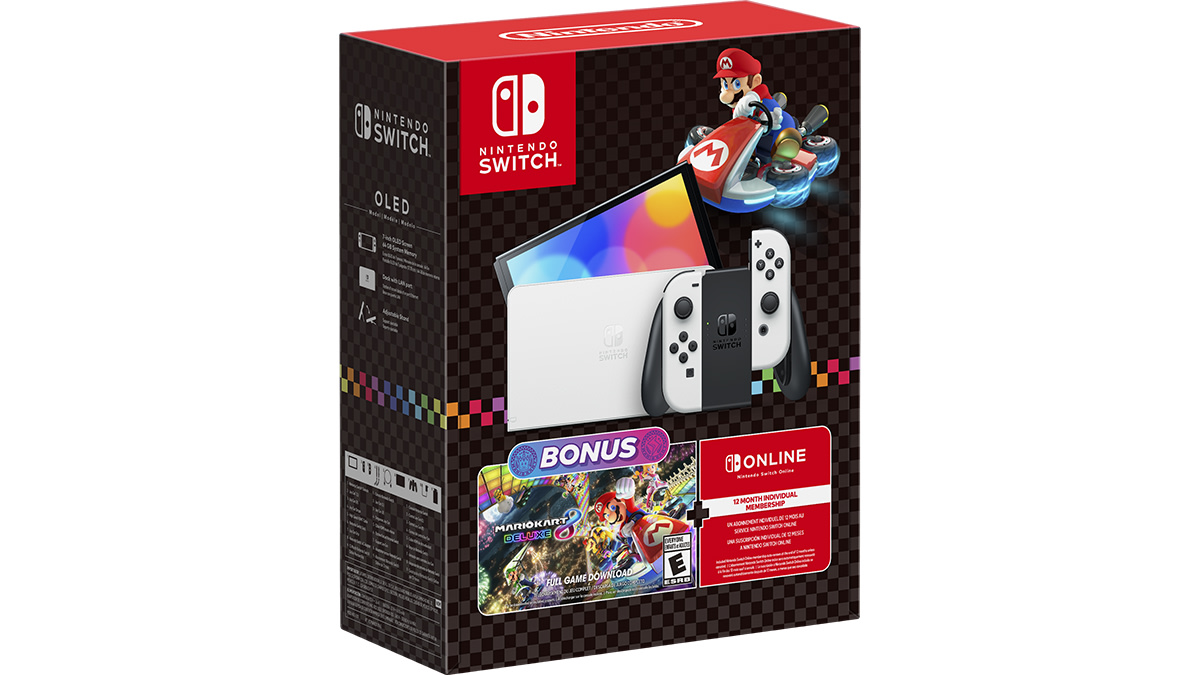 Nintendo Switch™ – OLED Model: Mario Kart™ 8 Deluxe Bundle 
