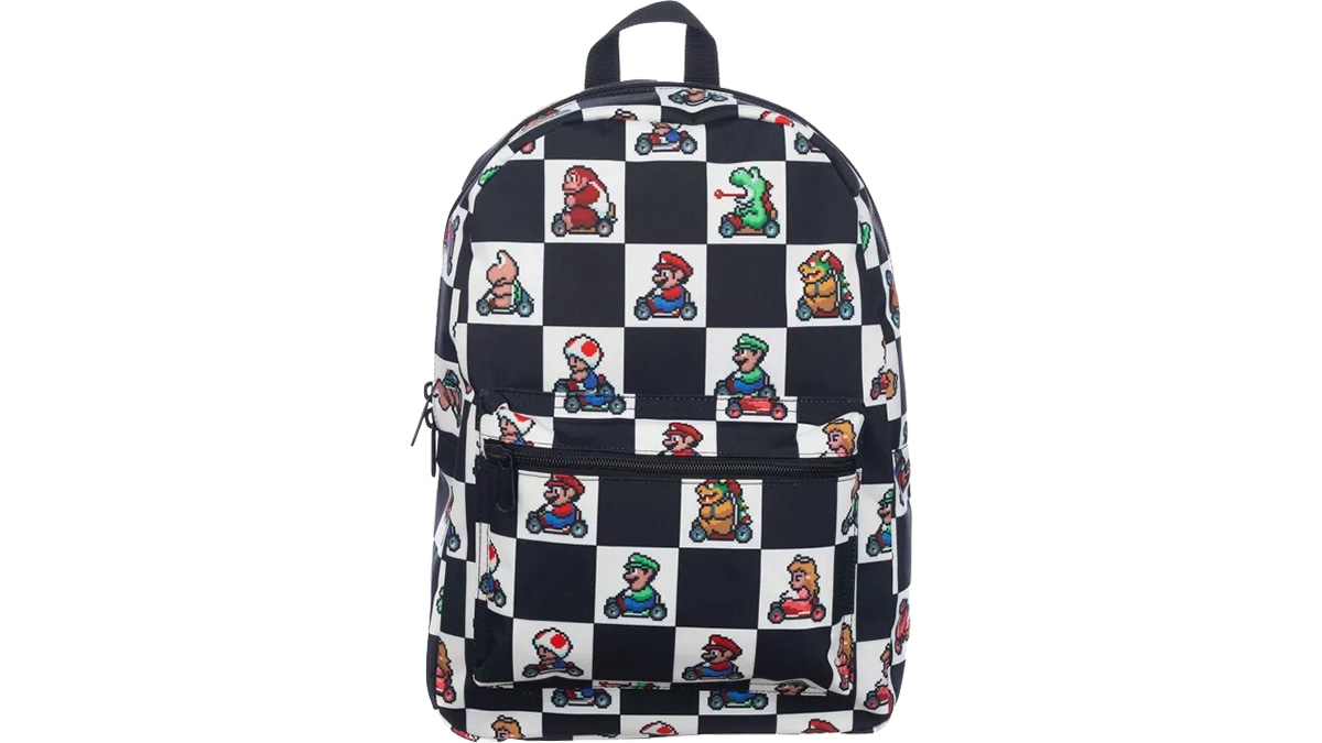Super Mario Kart™ Checker Sublimated Backpack Nintendo