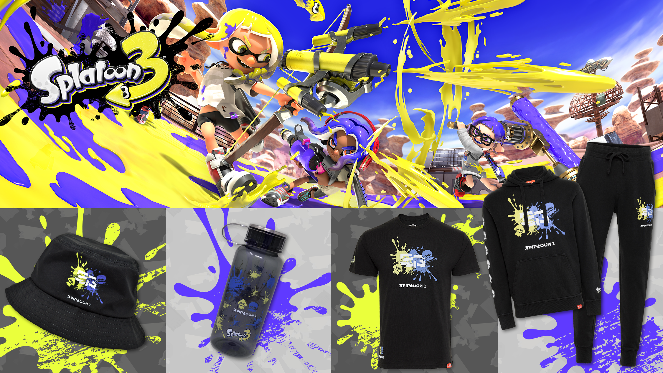 Shop exclusive Splatoon 3 merch in the My Nintendo Store