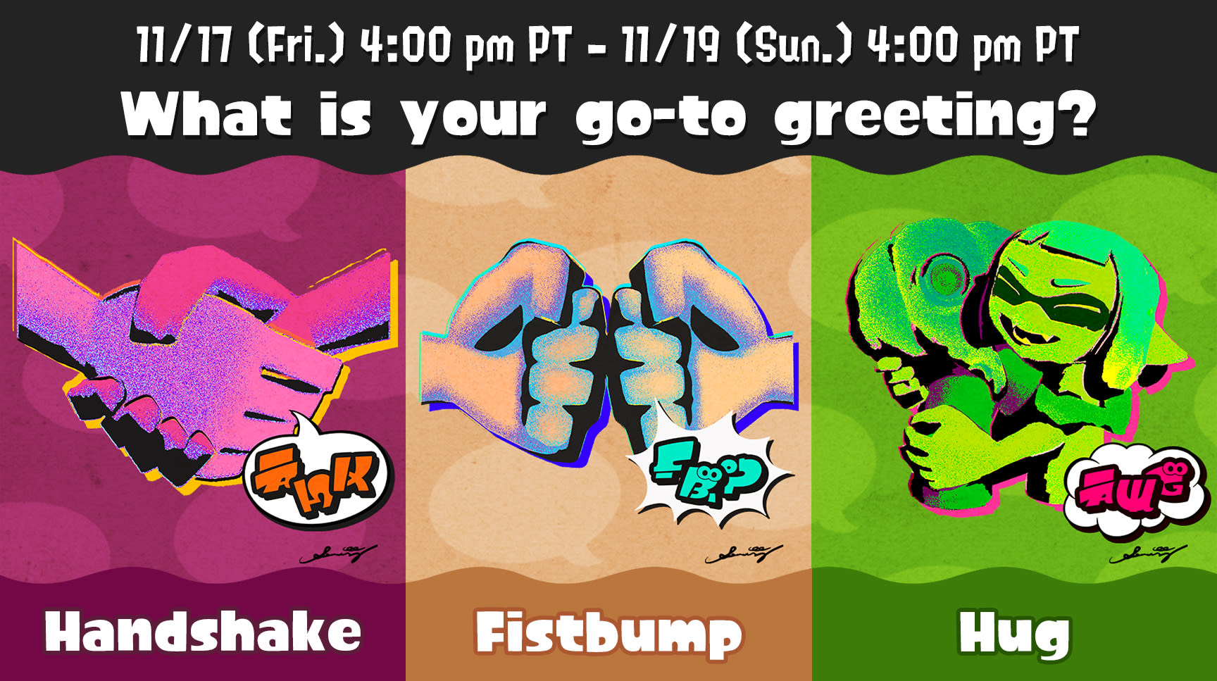 Extend your hospitality with a little ink in the next Splatoon 3 Splatfest!
