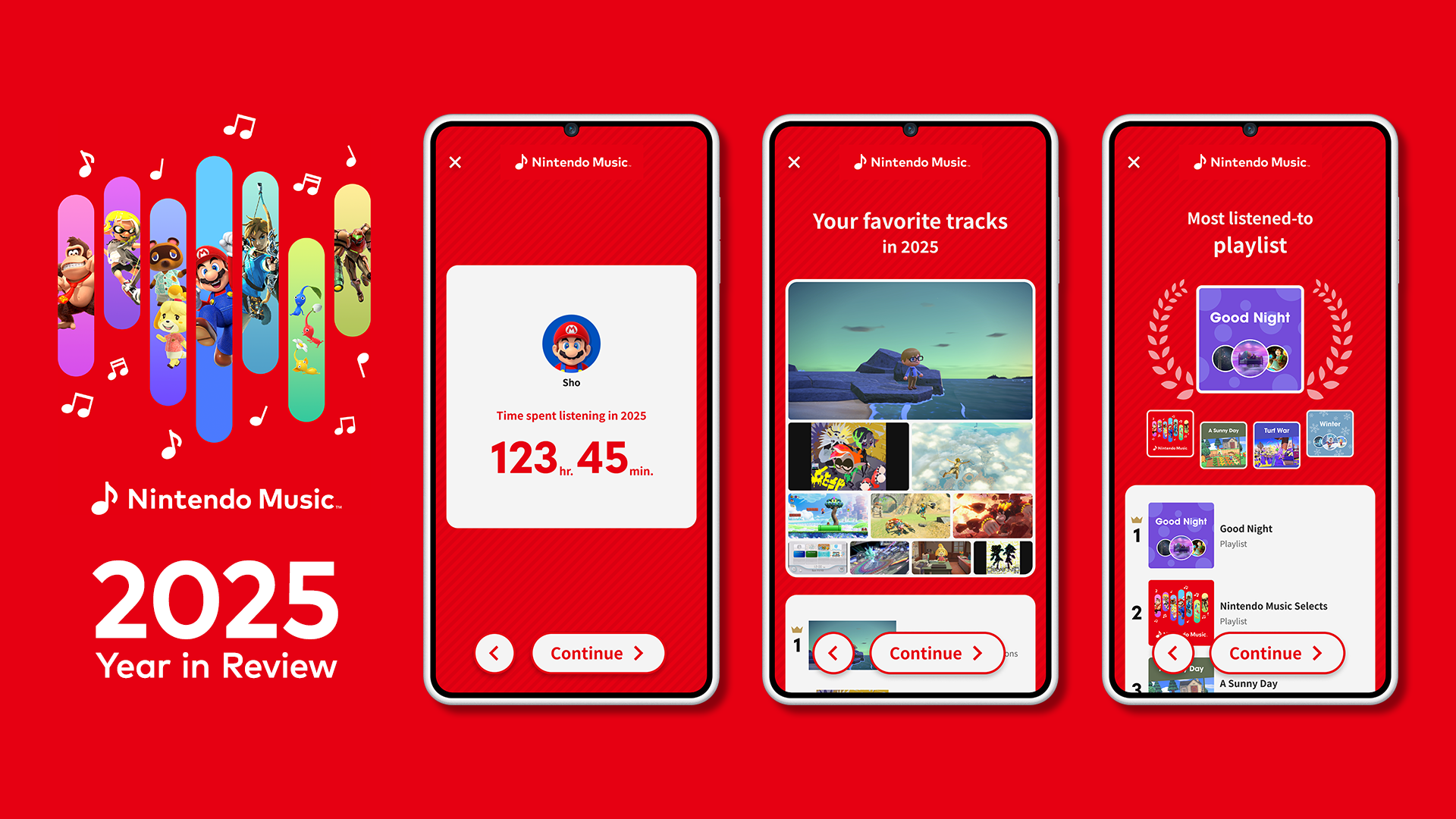 Look back at the year with the Nintendo Music smart-device app - News ...
