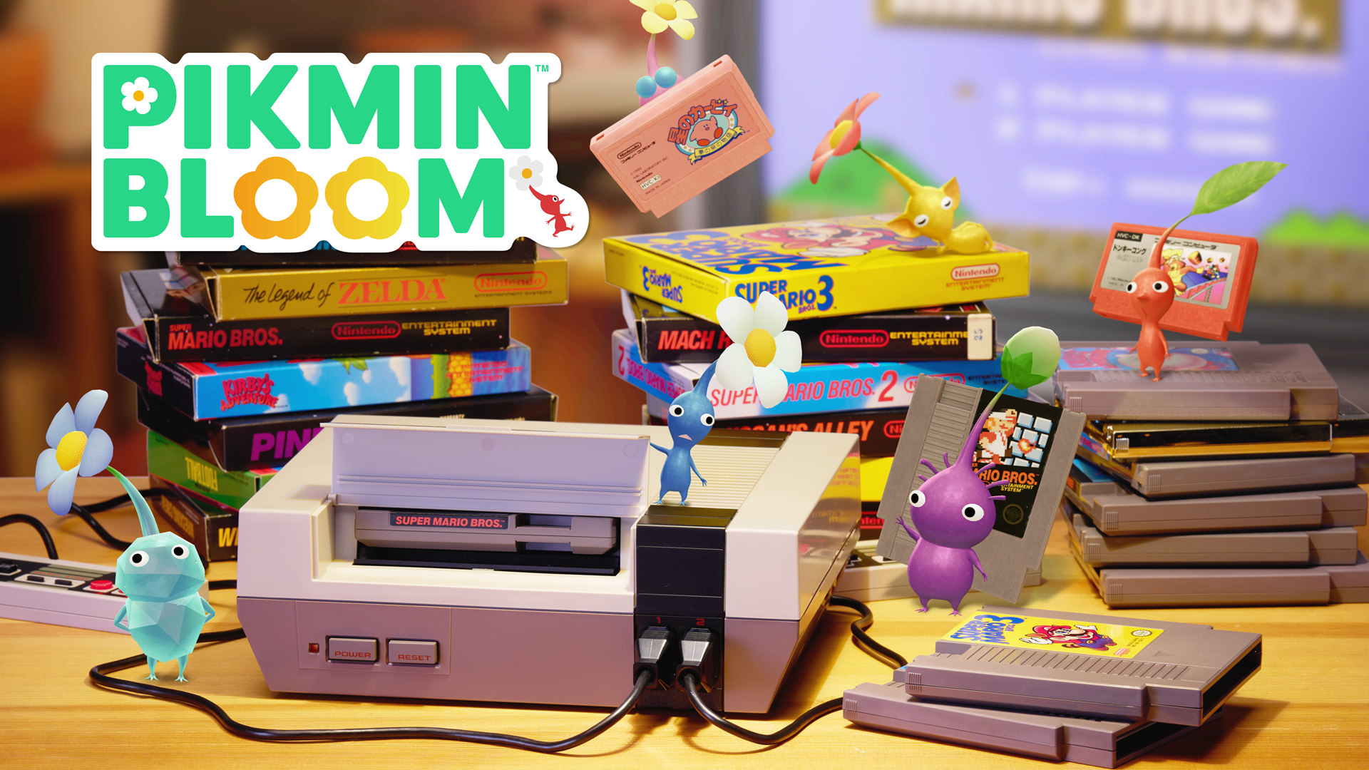 Pikmin Bloom recebe evento com Pikmin inspirados em cartuchos clássicos da Nintendo