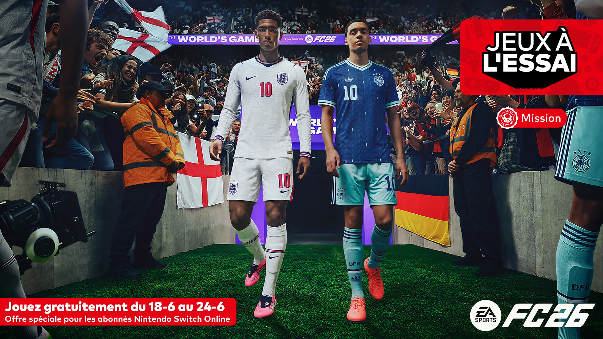 Essayez le dernier jeu à l’essai, EA SPORTS FC 26