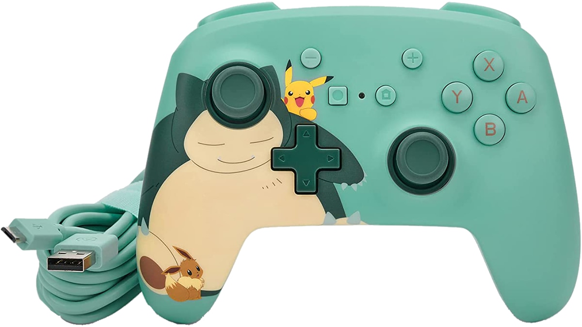 Enhanced Wired Controller for Nintendo Switch – Pokémon: Snorlax Friends