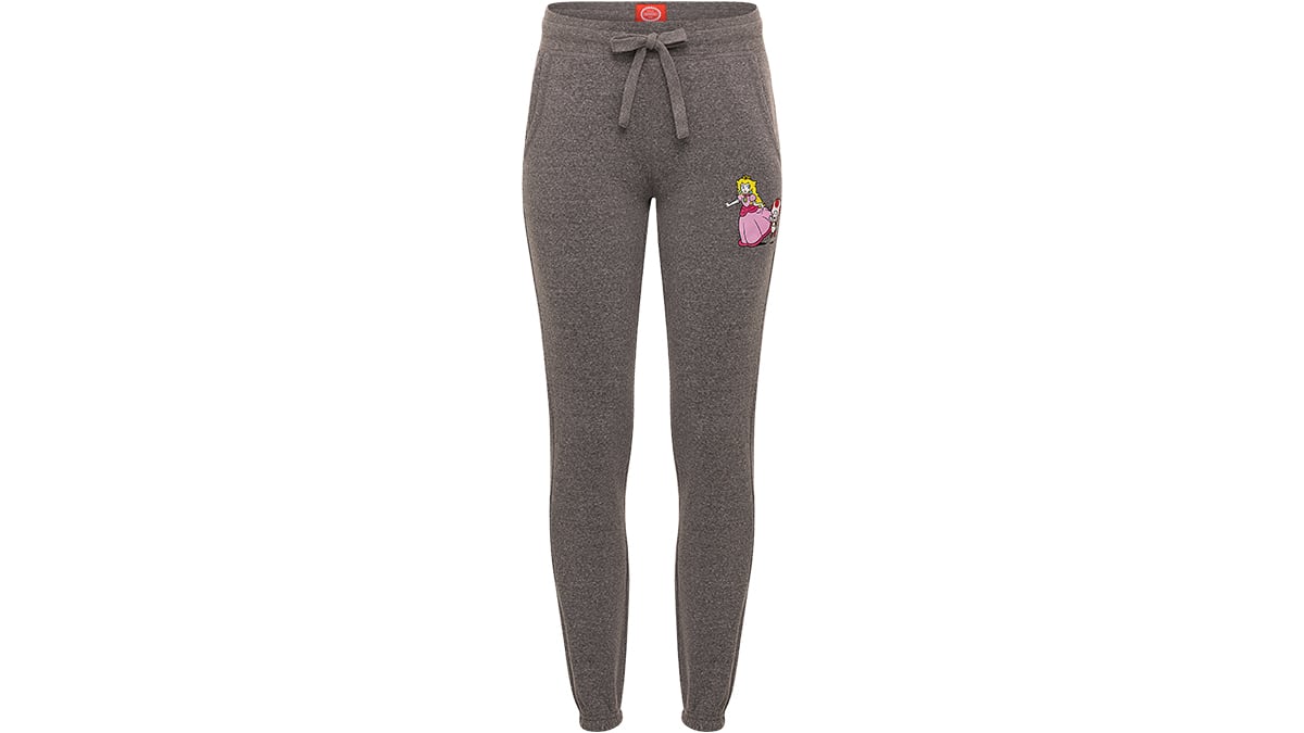 Peach Heather Gray Sweatpants - Merchandise Pants - Nintendo