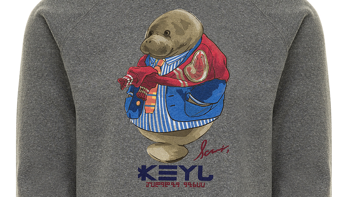 【新品】スプラトゥーンManatee Swag スエット　Lサイズ KOG「スプラトゥーン3」第2弾アイテムで「クラマナスウェット
