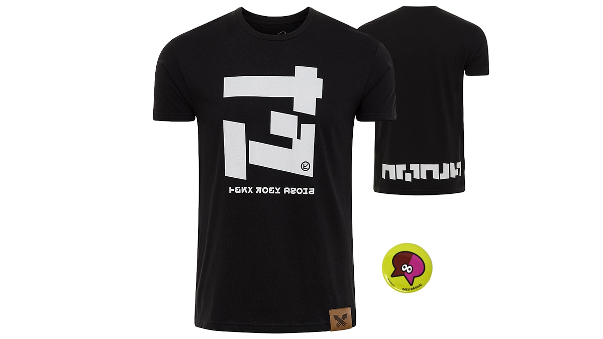 Splatoon 3 - Tri-Octo Tee with Button - XL - Nintendo Official Site