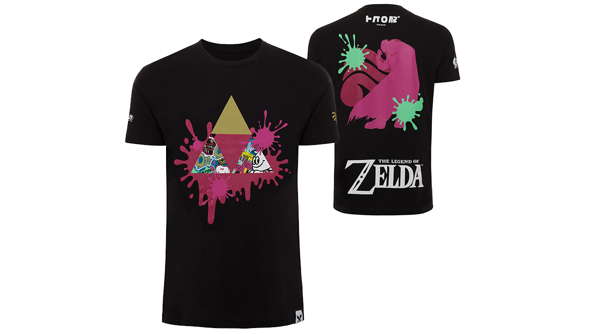 2017年製 廃盤 M スプラトゥーン2 Tシャツ ステッカー風 任天堂