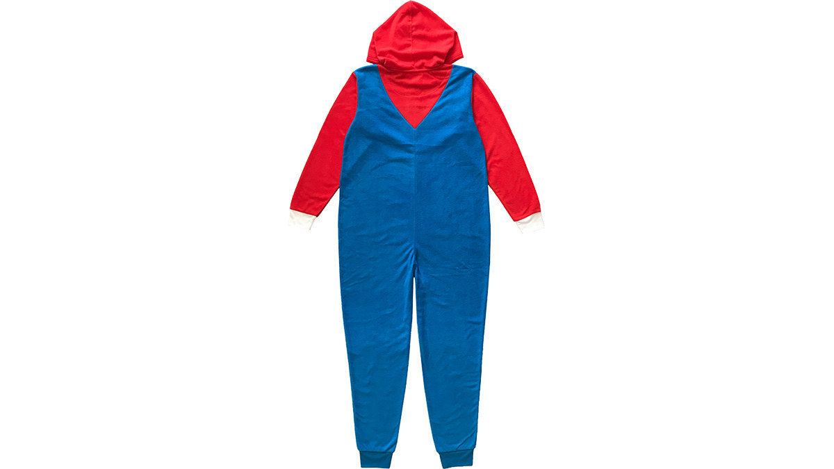 Men s Super Mario Microfleece Union Suit Merchandise Nintendo Official Site