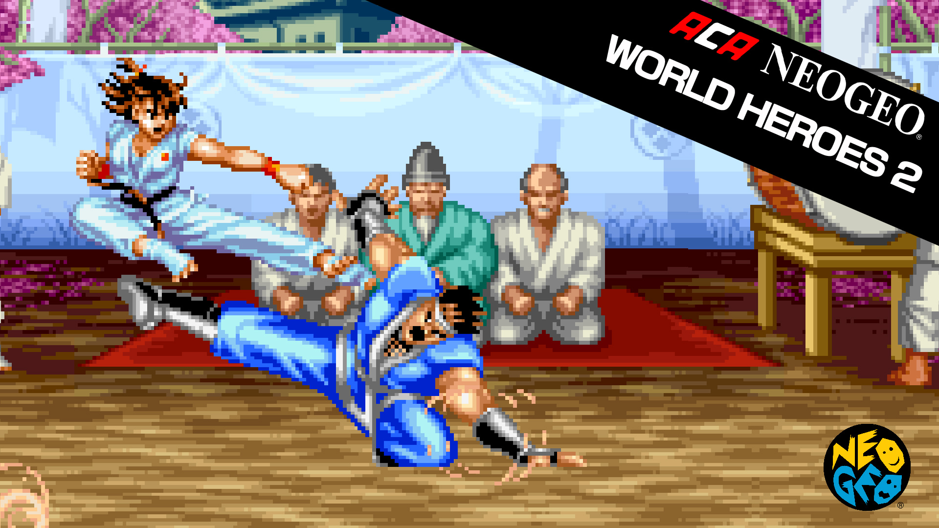 World Heroes 2 Neo Geo AES Fighting Game 1993 SNK hot Japan Version [Region Free]