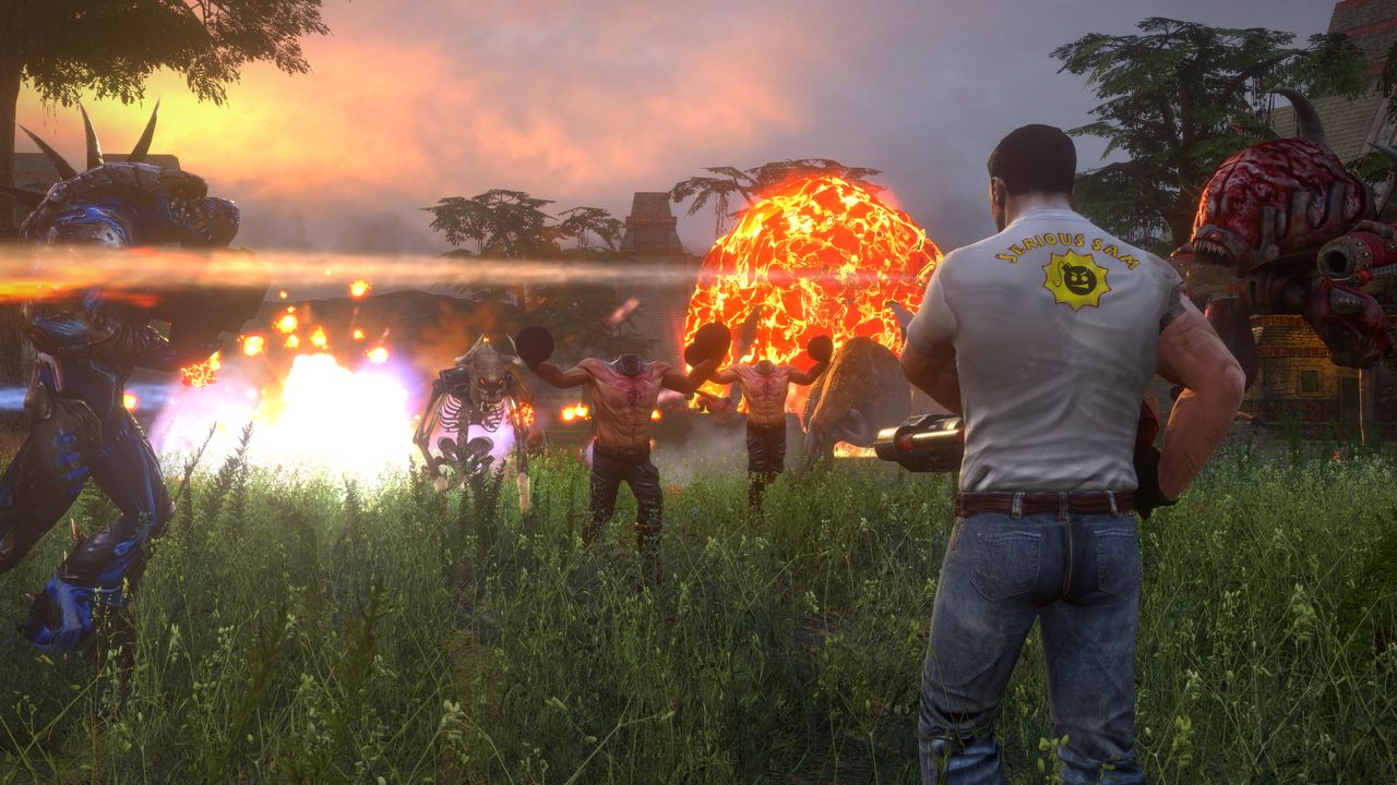 ニンテンドーゲームキューブ - GC★SERIOUS SAM 海外版★箱付・説明書付・ソフト付★動作確認済 ニンテンドーゲームキューブ - GC☆SERIOUS SAM 海外版☆箱付