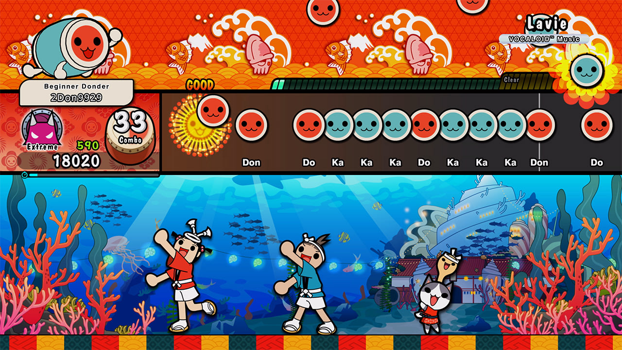 Taiko no Tatsujin: Rhythm Festival - KAGAMINE RIN, KAGAMINE
